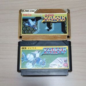 スーパーゼビウスガンプの謎とゼビウスファミコンソフト二本セット