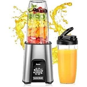 ブレンダー 氷も砕ける スムージー/野菜/果物/ジュース/コーヒーミル/離乳食用/ミルクセーキ ボトル790ml