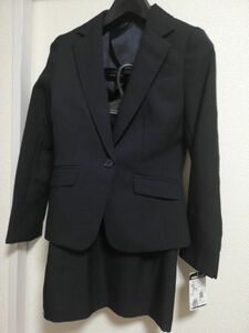  lady's business suit *lik route suit jacket + skirt 2 kind [5 number ] navy [MAA-398]
