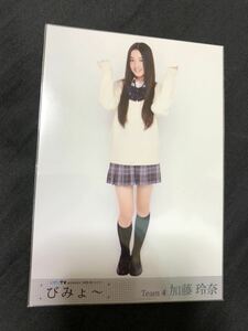 加藤玲奈 AKB48 びみょ～ DVD 特典 生写真 A-10