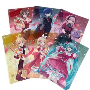 ボーカロイド ボカロ VOCALOID A4クリアファイル 6種