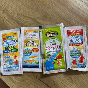 GEX 水質調整剤 4個セット 金魚 メダカ 熱帯魚 淡水・海水用