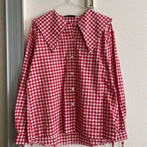 ギンガムチェックシャツ
