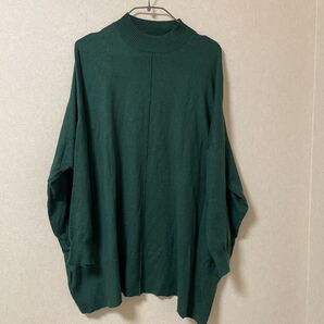 patterntorso パターントルソ ドルマンニット グリーン 美品 フリーサイズ 秋服
