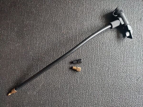 自転車 空気入れ ホース アダプターセット 仏式 米式バルブ対応