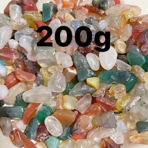 天然石 細石 カラーストーン ミックス 200g ハンドメイド素材 多色 ルース アソート DIY さざれ石 浄化