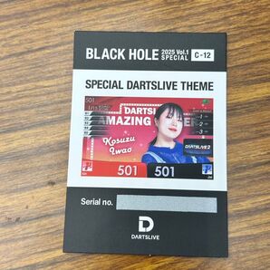 【新品未使用】いわお小鈴 選手 スペシャルダーツライブテーマ ブラックホールくじ