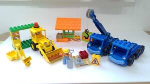  Lego LEGO Duplo Bob is ...b-b-z construction work middle. scoop .rofti3297 crane car bulldozer 