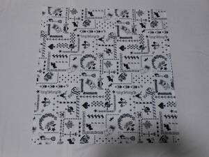  handmade, cotton 100%,59.. furoshiki, bad. properties, white . black 