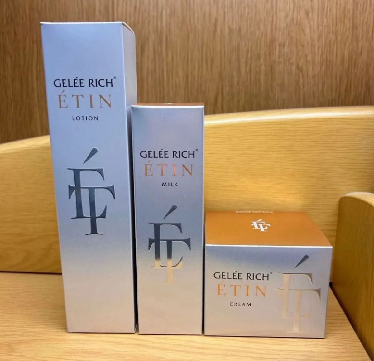 GELEE RICH ETIN ローション・ミルク・クリーム3点セット新品未開封 GELEE RICH ETIN ローション・ミルク・クリーム3点セット新品未
