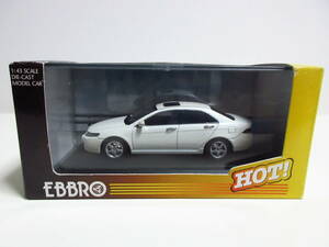 1/43 Ebro Honda Accord Sedan Accord Minicar White Pearl