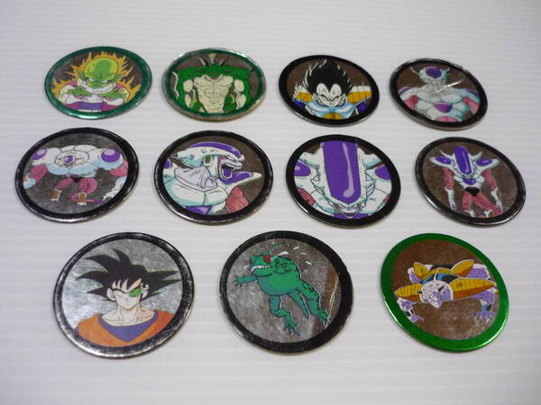 【送料無料】ドラゴンボールZ メンコ めんこ / 丸めんこ 11枚セット / フリーザ・ポルンガ・ベジータなど / DBZ