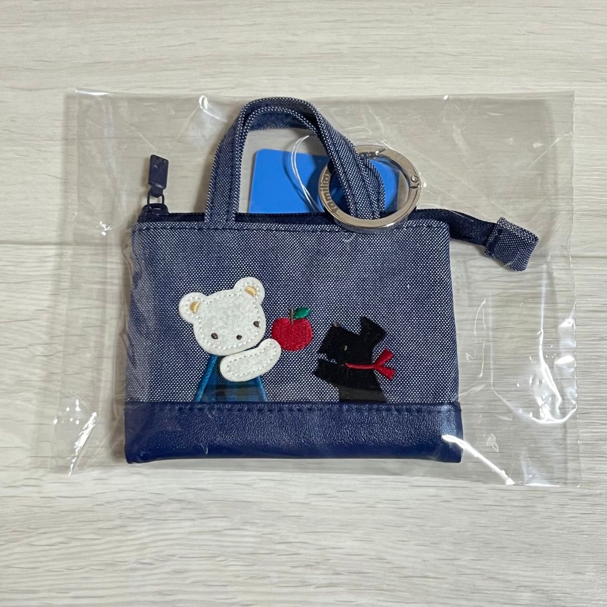 新品 familiar ファミリア デニムバッグ クリスマ ピンク｜Yahoo