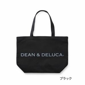 DEAN&DELUCA トートバッグ　Ｌサイズ　ブラック ディーン&デルーカ