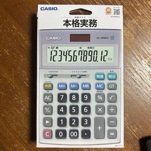 【新品未開封】大幅値下げ!定価以下!これ以上値下げ不可!早い者勝ち!カシオ計算機 本格実務電卓 デスクタイプ DS-20WKA-N