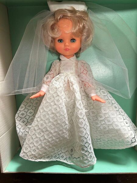ビンテージドール セビノ花嫁ビニール 16インチ イタリア製 Bambola Sposa Isabella Sebino