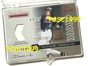 新庄剛志 MLB 初ヒット オーセンティック ベース カード ニューヨークメッツ Met's Tsuyoshi Shinjo 2001年 ルーキー メジャー 初出場