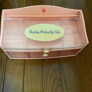 ★希少★ Barbie メイクアップクラブMAKE UP CLUB バービー　家具　小物入れ　ジャンク　昭和レア　マテル 1986年製　バンダイ