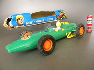  that time thing 60`s **DOUBLE NUMBER JET LOTUS made in Japan!! Lotus racing car 17.5. friction mileage pra ** unused dead stock goods 