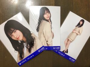 乃木坂46 金川紗耶 生写真 2020.June-Ⅲ ジャケットセットアップ ヨリ チュウ ヒキ 三種 コンプ