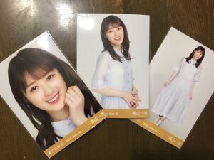 乃木坂46 高山一実 生写真 2020.June-Ⅳ シフォンワンピ ヨリ チュウ ヒキ 三種 コンプ
