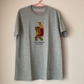 モンベル 【店舗限定】 ご当地デザインTシャツ 男女兼用 キタキツネとクマ