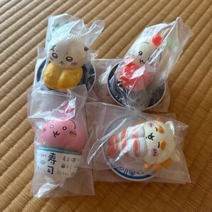 ちいかわ 寿司 フィギュア コレクション うさぎ いくら お茶 シーサー えび ラッコ うに