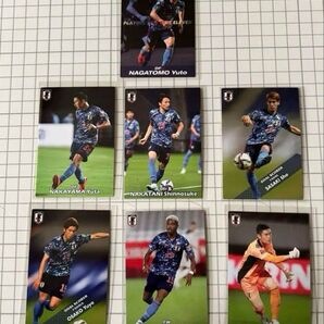カルビー SAMURAI BLUE サッカー日本代表チーム カード 7枚