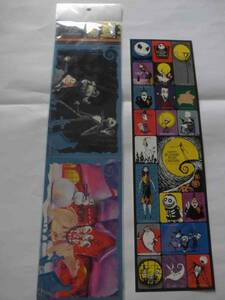 *** The Nightmare Before Christmas sticker card set seal retro ***