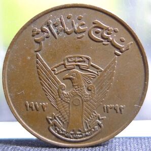 スーダン 5ミリエム 1972年 硬貨 古銭 まとめ 鳥のコイン
