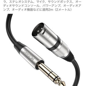 MOSWAG XLR to 6.35mm TRSケーブル 2m