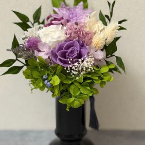 プリザーブドフラワー仏花一基