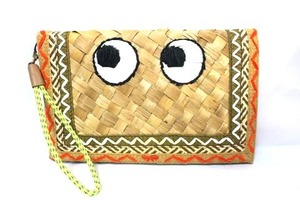 [ б/у ]ANYA HINDMARCH Anya Hindmarch задний женский клатч EYES бежевый весна лето бесплатная доставка 