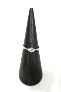 [ used ]NINA RICCI Nina Ricci accessory ring ring PT900 0.30CT VS2 NR50198 15~16 number free shipping 