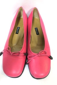 [ б/у ]BALLY Bally обувь туфли-лодочки женский розовый кожа low каблук 23.5cm