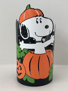 スヌーピー ウッドストック ハロウィン キャンドルホルダー カバー HALLOWEEN SNOOPY USA オールド ヴィンテージ [pe-232]