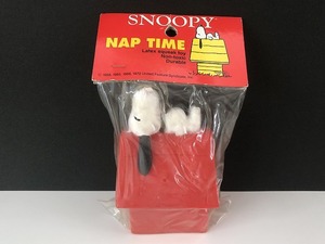 未開封 デッドストック ヴィンテージ スヌーピー ドッグハウス スクイーズ トイ SNOOPY PEANUTS USA [pe-243]