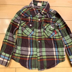 男の子 シャツ 100 チェック