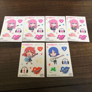 一番くじ アニメ「ぼっち・ざ・ろっく!」VOLUME 3 特典ステッカー 6点