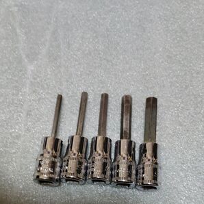 Snap-on ヘックスソケット 六角 ヘキサゴン ヴィンテージ 差込角1/4