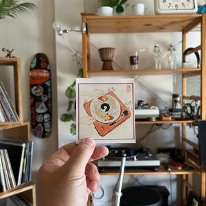 KOI POND ( INNER OCEAN RECORDS ) Zom Kashwak ステッカー 配送料無料