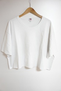 KAIKO カイコー × FRUIT OF THE LOOM OBLONG T-SHIRT オブロング Tシャツ カットソー 白 ホワイト サイズL 817K