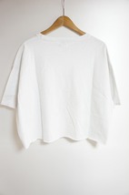 KAIKO カイコー × FRUIT OF THE LOOM OBLONG T-SHIRT オブロング Tシャツ カットソー 白 ホワイト サイズL 817K_画像7