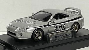 エムテック MTECH トヨタ スープラ 80 ブリッツ BLITZ シルバー 銀 A80 JZA80 1/43 エポック ミニカー 模型 乗用車 TOYOTA SUPRA 4代目 4代