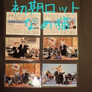 初期ロット なめ猫 免許証 6枚組 綺麗!!
