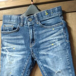 レトロエンジン スキニー デニム