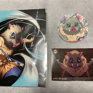 鬼滅の刃 鬼滅 伊之助 全集中展 カード 無限列車編 映画 無限城編 無限城どら焼き 口福堂 キラキラステッカー ステカ 特典