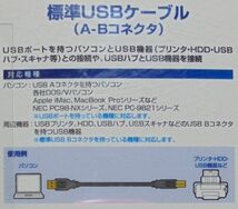 サンワサプライ　KU20-15BKHA　USB2.0ケーブル（標準USBケーブル　A-Bコネクタ）_画像3