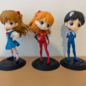 エヴァ Qposket 3個セット フィギュア エヴァンゲリオン