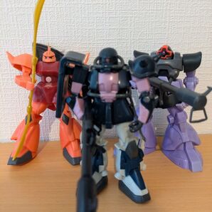 ガンダム フィギュア 3体セット ジオン軍 ドム ザク ゲルググ